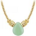 Colliers sur Grenoble : Collier Sc Boh&egrave;me B4179-AVENTURINE Dor&eacute;