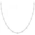 Collier Sc Crystal B4113-ARGENT Argent&eacute;