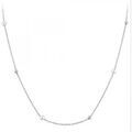 Collier Sc Crystal B4155-ARGENT Argent&eacute; Grenoble