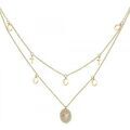 Collier Sc Boh&egrave;me B2222-DORE Dor&eacute;