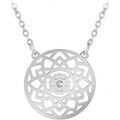 Collier Sc Crystal BD4101-ARGENT Argent&eacute; Grenoble