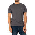 Tee-shirts sur Grenoble : T-shirt Gant T-shirt r&eacute;gulier &agrave; bouclier Gris
