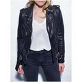 Vestes sur Grenoble : Veste Rose Garden PAULA LAMB VITA BLACK