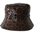 Chapeau Chapeau-Tendance Bob de pluie panth&eacute;re Vynile