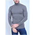 Pull Kebello Pull col roul&eacute; H, Gris Gris