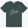 T-shirt Le Temps des Cerises T-shirt sink vert bouteille imprim&eacute; Vert Grenoble