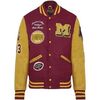 Blouson American College AC-13 BURGUNDY YELLOW