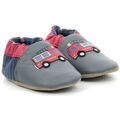 Chaussures enfants sur Grenoble : Chaussons b&eacute;b&eacute; Robeez CHAUSSONS SOUPLES EMERGENCY FIRE Gris