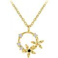 Collier Sc Boh&egrave;me BD3244-DORE-DIAMANT Dor&eacute; Grenoble