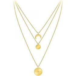 Collier Sc Boh&egrave;me BD2920-DORE-DIAMANT Dor&eacute;