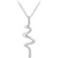 Collier Sc Crystal BD1549-COLLIER-ARGENT-DIAMANT-BLANC Argent&eacute;