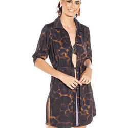 Robe courte Lua Morena Cris�lida Marron