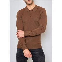 Pull Kebello Pull col polo H, Marron