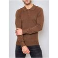 Pull Kebello Pull col polo H, Marron