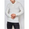 Pull Kebello Pull col polo H, Blanc