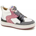 Baskets montantes enfant Shoo Pom TEAMS JOG LACE CRAIE-BLACK-PINK