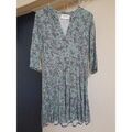Robe courte Sud Express Robe imprim&eacute; cachemire Vert Grenoble