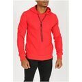 Pull Kebello Sweat &agrave; capuche H, Rouge Rouge