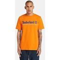 T-shirt Timberland TB0A6SE1 SS EST. 1973 CREW TEE-ED1 DARK CHEDDAR