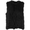 Gilet Oakwood Gilet sans manches en fourrure Ref 42156 Noir Grenoble