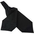 Echarpe Clj Charles Le Jeune Foulard Ascot L&eacute;onard Noir