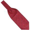 Echarpe Clj Charles Le Jeune Foulard Ascot L&eacute;onard Rouge