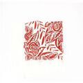 Echarpe Brochier Soieries 1890 Carr&eacute; 90 Dufy Ballets russes Rouge