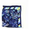 Echarpe Brochier Soieries 1890 Carr&eacute; 90 Dufy Perroquet Bleu