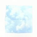 Echarpe Brochier Soieries 1890 Carr&eacute; 90 Petite Friture Abstraction n�2 Bleu