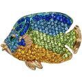 Broches Clj Charles Le Jeune Broche poisson bleu Bleu