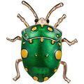 Broches Clj Charles Le Jeune Broche Scarab&eacute;e Vert