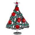 Broches Clj Charles Le Jeune Broche sapin de no&euml;l Rouge Grenoble