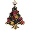 Broches Clj Charles Le Jeune Broche sapin de no&euml;l Orange Grenoble
