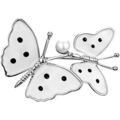 Broches Clj Charles Le Jeune Broche Papillon Blanc Grenoble