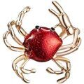 Broches Clj Charles Le Jeune Broche Crabe de Darwin Rouge Grenoble