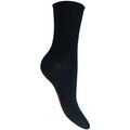 Chaussettes sur Grenoble : Chaussettes Labonal Socquette Unie Jersey Bambou Roulott&eacute;e Noir