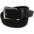 Ceinture Ted Lapidus Ceinture tress&eacute;e Lenny Noir Grenoble