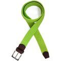 Ceintures sur Grenoble : Ceinture Tyler & Tyler Ceinture tress&eacute;e souple Vert