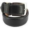 Ceinture Robert Charles Ceinture classiques surpiqu&eacute;e Noir