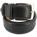 Ceintures sur Grenoble : Ceinture Robert Charles Ceinture classiques surpiqu&eacute;e Noir