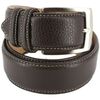 Ceinture Robert Charles Ceinture classiques surpiqu&eacute;e Marron
