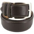 Ceintures sur Grenoble : Ceinture Robert Charles Ceinture classiques surpiqu&eacute;e Marron