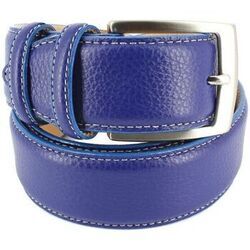 Ceinture Robert Charles Ceinture classiques surpiqu&eacute;e Bleu