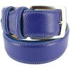 Ceinture Robert Charles Ceinture classiques surpiqu&eacute;e Bleu
