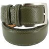 Ceinture Robert Charles Ceinture classiques surpiqu&eacute;e Vert