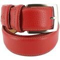 Ceinture Robert Charles Ceinture classiques surpiqu&eacute;e Rouge