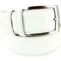 Ceinture Robert Charles Ceinture classiques surpiqu&eacute;e Blanc