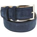 Ceintures sur Grenoble : Ceinture Robert Charles Ceinture en daim surpiqu&eacute;e Marine
