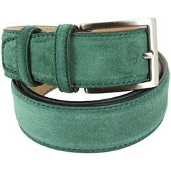 Ceinture Robert Charles Ceinture en daim surpiqu&eacute;e Vert