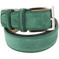 Ceintures sur Grenoble : Ceinture Robert Charles Ceinture en daim surpiqu&eacute;e Vert